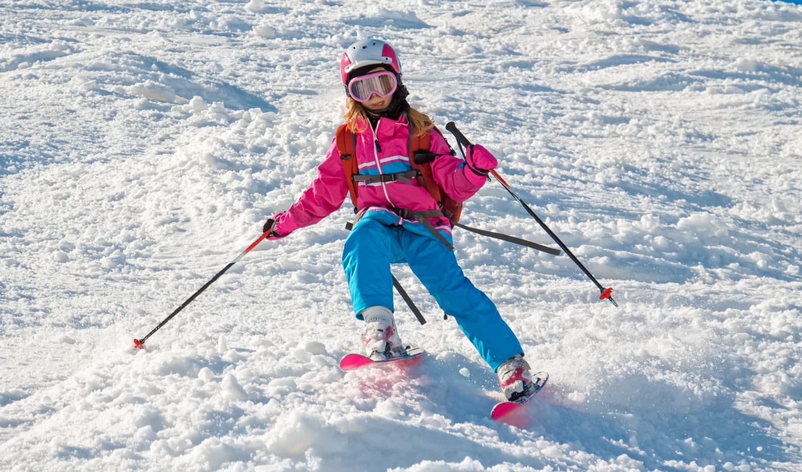 enfant colonie de vacances ski
